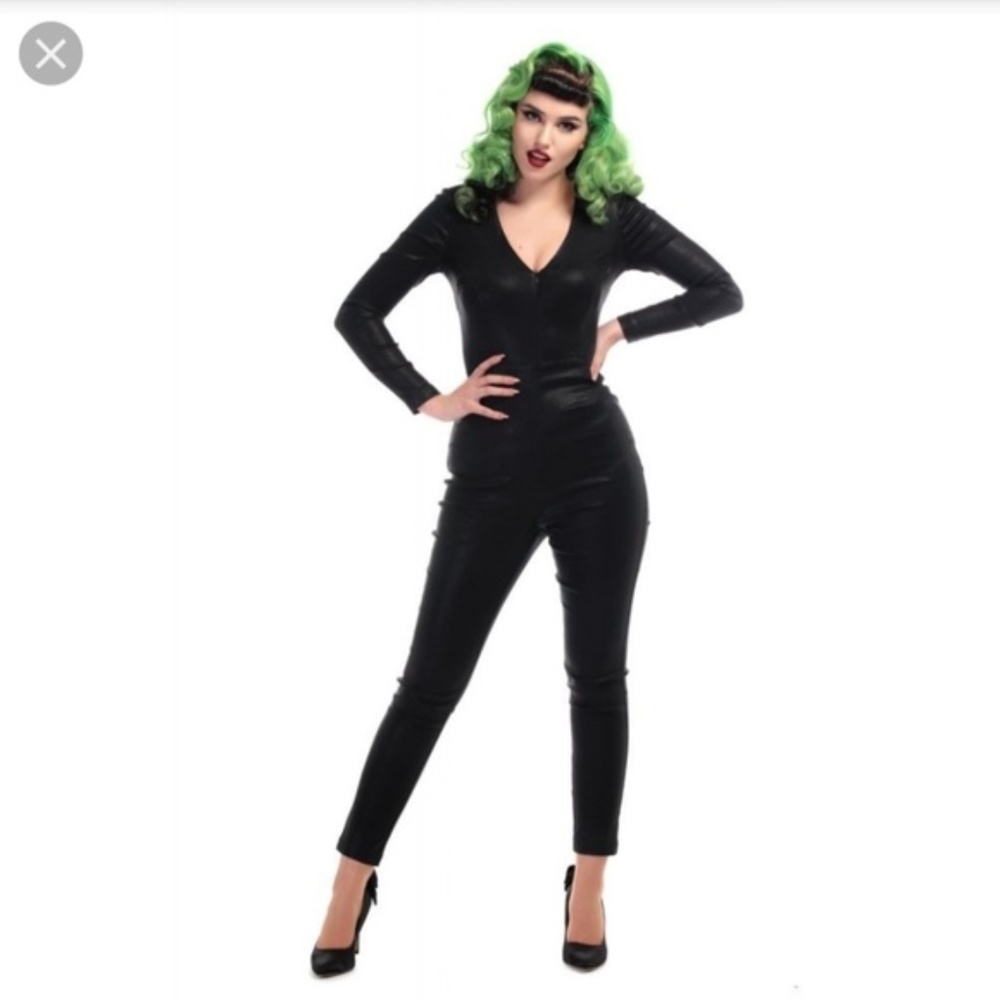 NEW Collectif sexy Jumpsuit Cat suit rockabilly